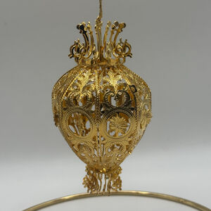 Baldwin Brass 1996 Imperial Filigree Ball Christmas ornament